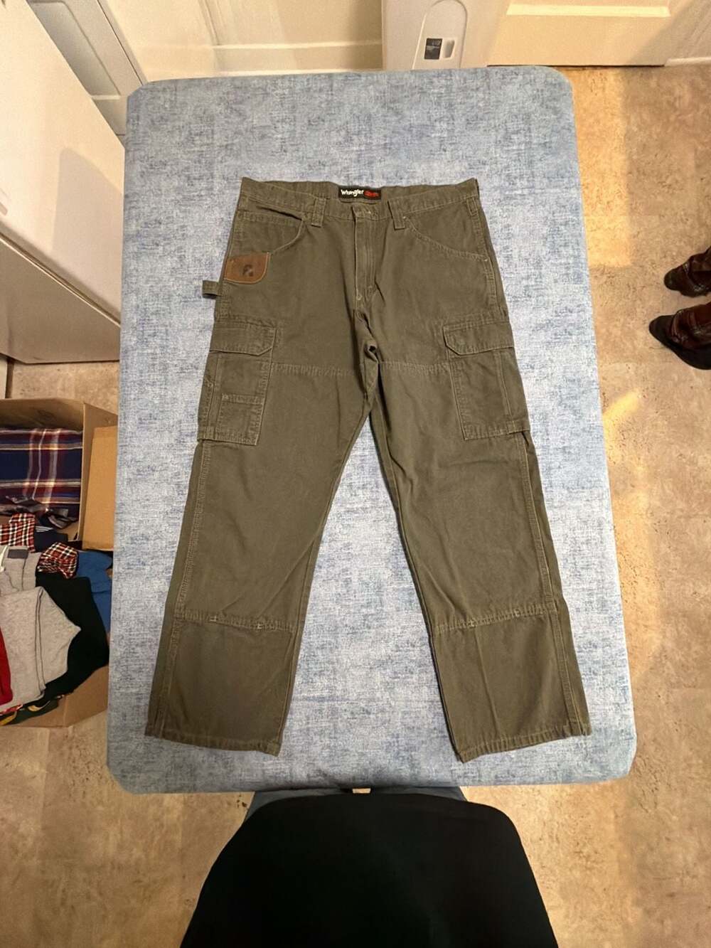 Wrangler Riggs Workwear Ranger Cargo Pants Green Workwear